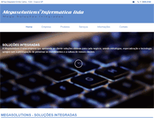 Tablet Screenshot of megasolutions.com.br